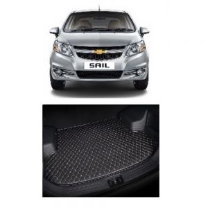 7D Car Trunk/Boot/Dicky PU Leatherette Mat for Sail  - Black